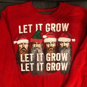 ** SOLD!! ** Duck Dynasty Red Christmas Sweatshirt
